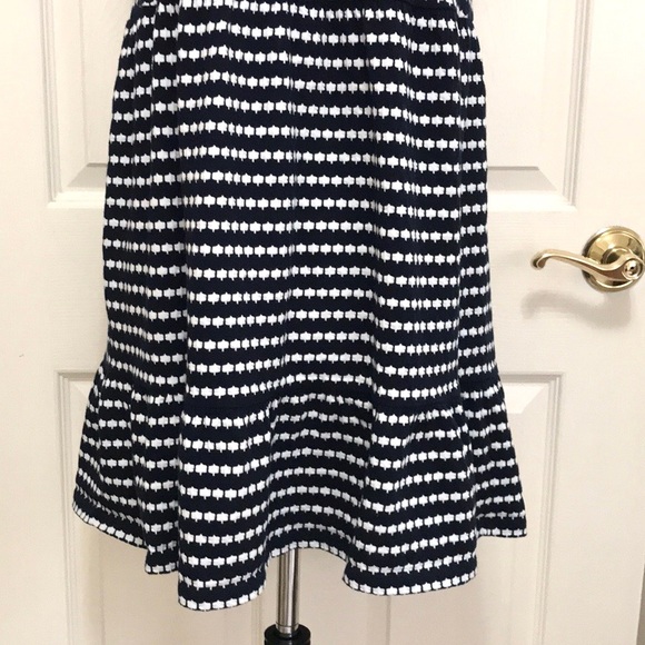 Loft Jacquard V-neck Swing Dress - Picture 12 of 16